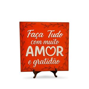 Azulejo Personalizado Azulejo Cerâmica Branco  4/0 Impressão em sublimação   Suporte Plástico