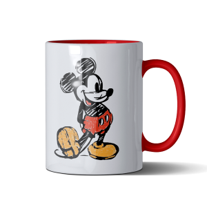 Caneca Colorida Personalizada Porcelana (Alça e interior coloridos) 325ml Sublimação   