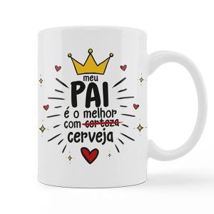 Caneca Branca Personalizada Porcelana 325ml Sublimação   