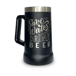 Caneca Térmica de Chopp Alumínio Pintado. 700ml Gravação Laser ou DTF UV   