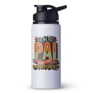 Garrafa de Alumínio Alumínio Branco 600ml Sublimação   