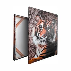 Quadros Canvas Borda Infinita Tecido Canvas Polycotton 280g esticado em chassi  Impressão HP Látex Alta Resolução   Suporte no verso para fixação