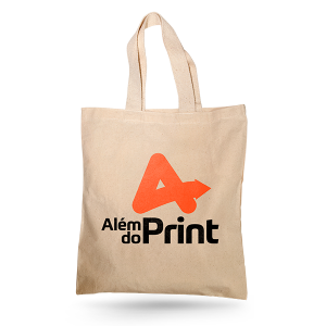 Bolsa Ecobag Algodão Tecido de algodão 37 x 40 cm 4/0 Impressão em DTF têxtil   
